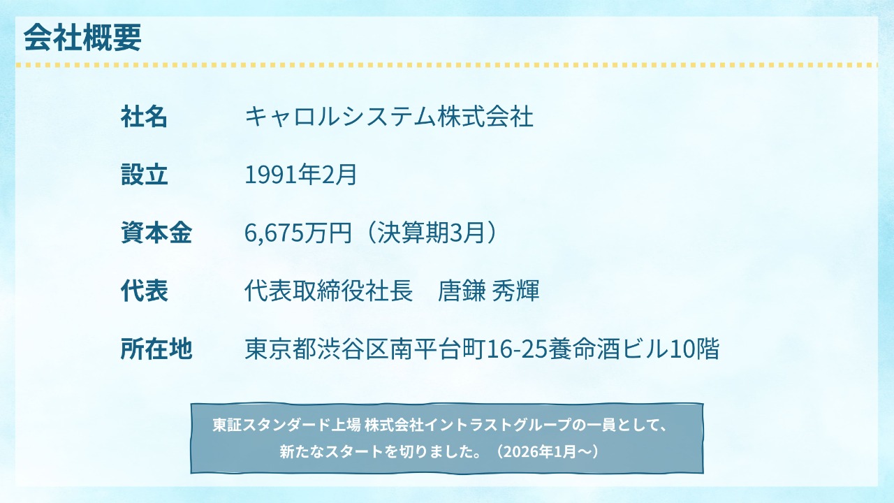 会社説明